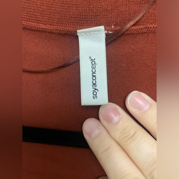 Soyaconcept Rust Brown cardigan sweater - Picture 4 of 6
